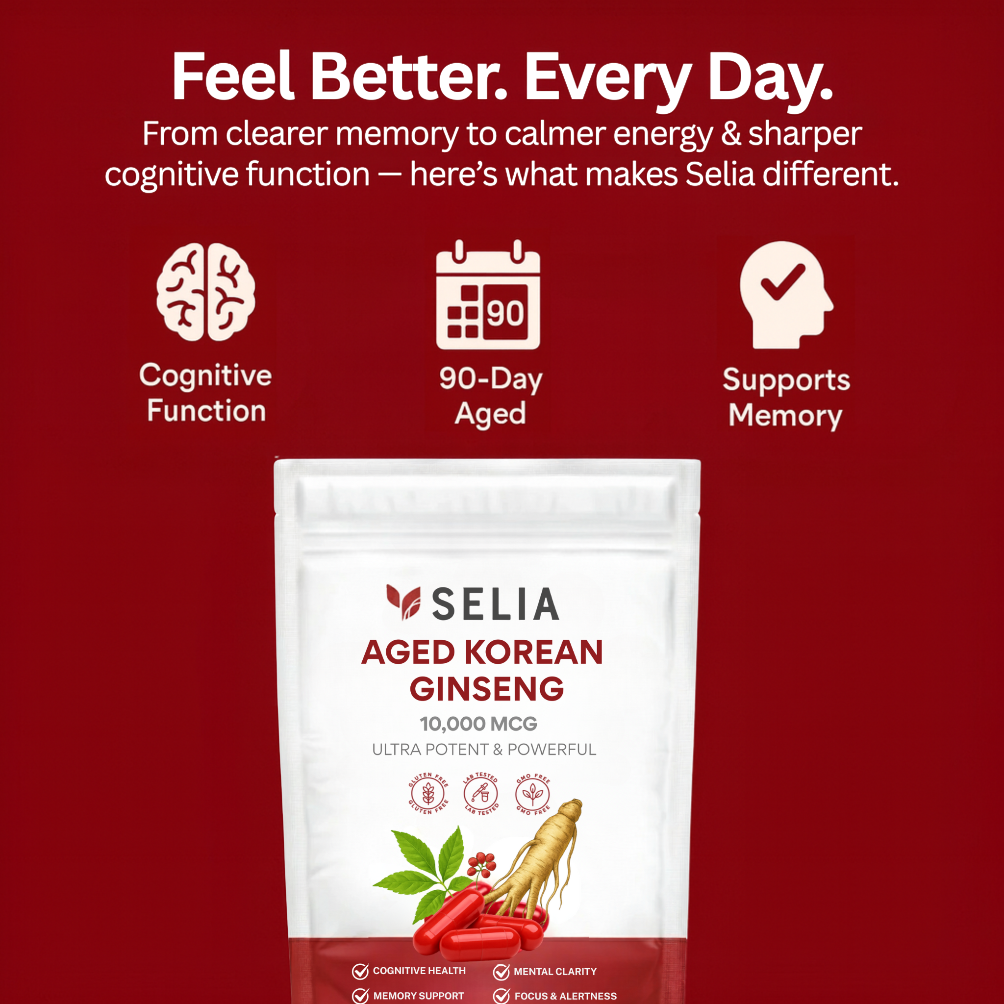 Aged Korean Ginseng - 10,000 MCG