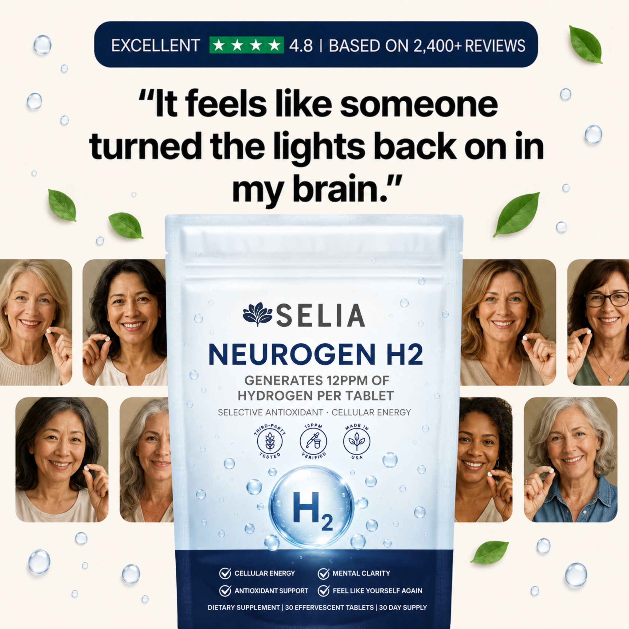 NEUROGEN H2® Molecular Hydrogen Tablets