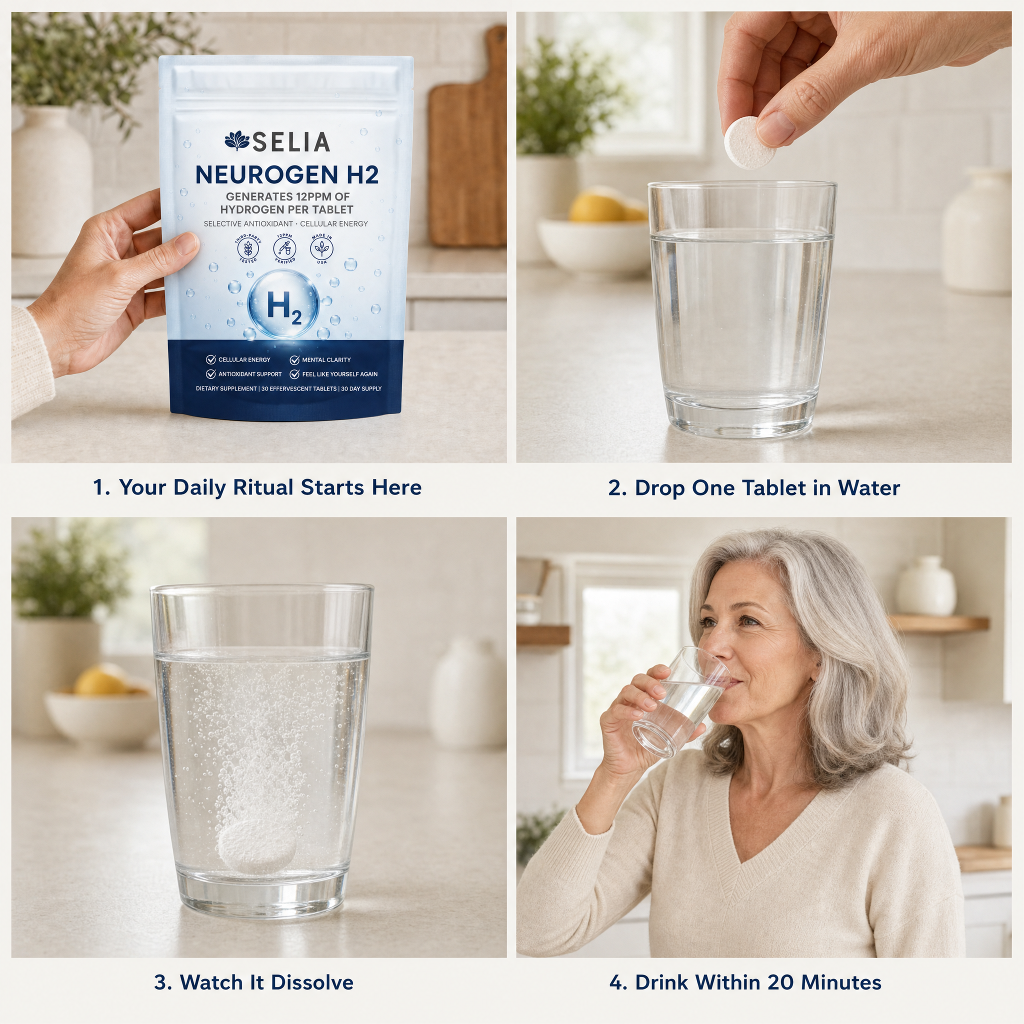 NEUROGEN H2® Molecular Hydrogen Tablets